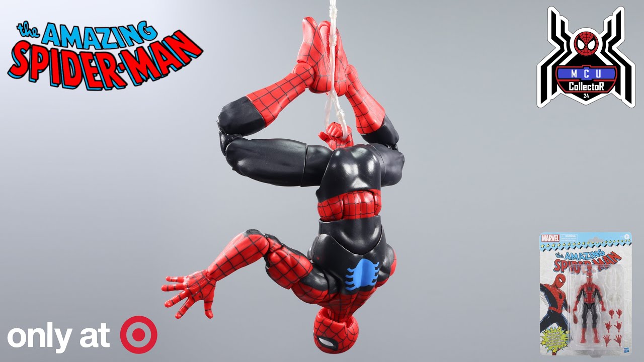 Marvel Legends Retro SPIDER-MAN Amazing Fantasy Target Exclusive 1st Appearance Figure Review