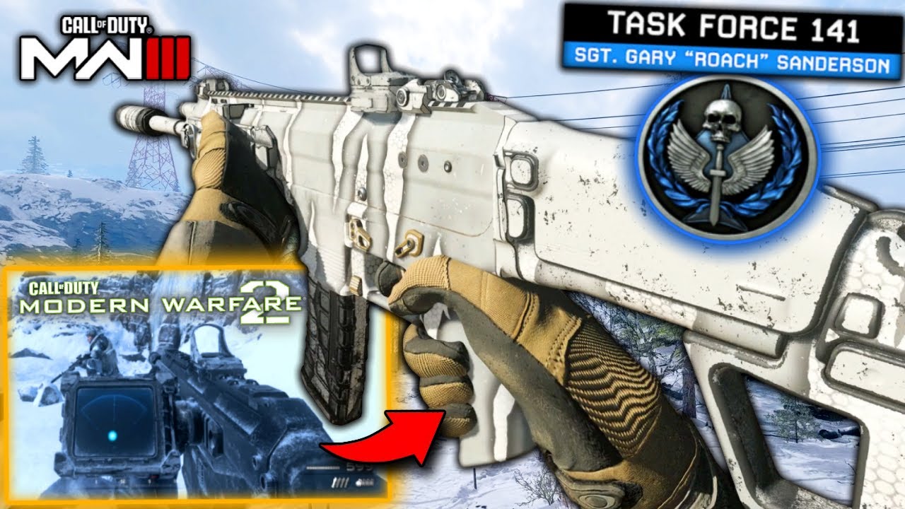 Roach's ACR & USP45 Loadout from MW2 OG Cliffhanger Mission - Modern Warfare 3 Gameplay