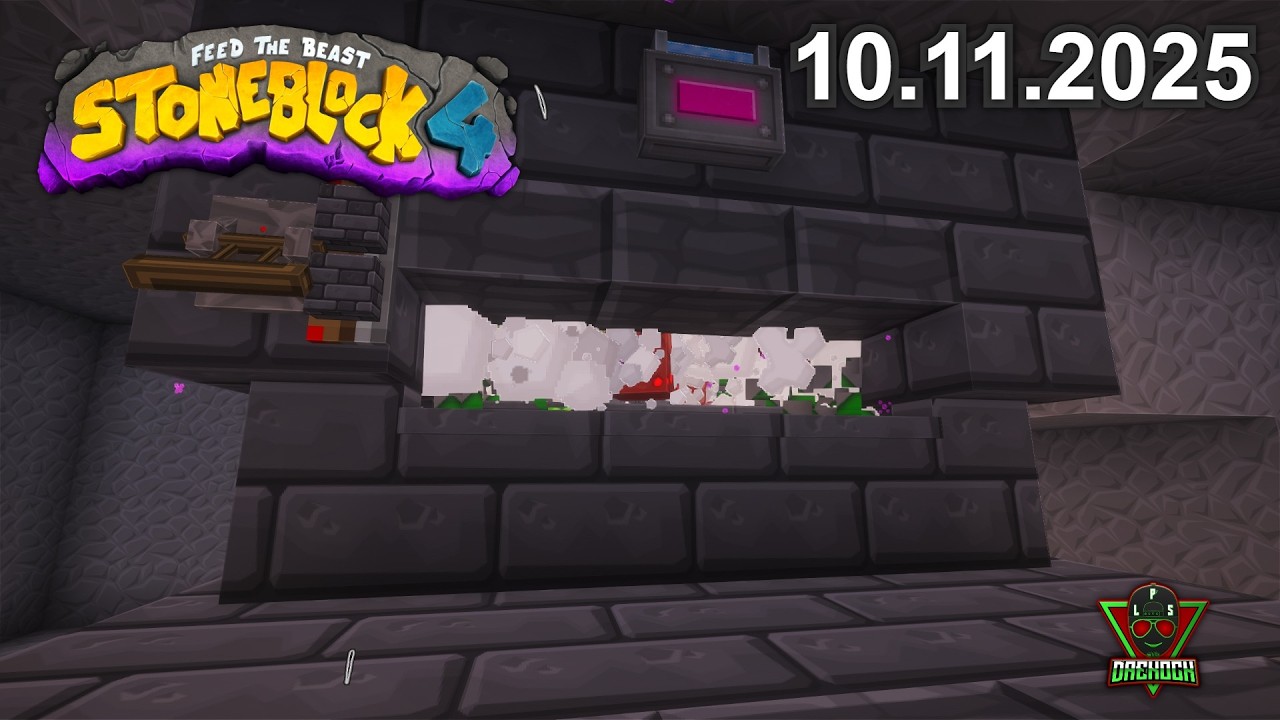 FTB StoneBlock 4 ⛏ Tunnelbau, Mobfarm & Enchantments!