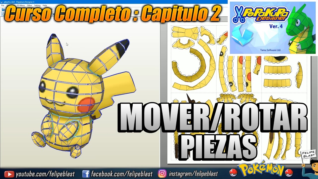 Curso Pepakura Designer 4 ★ Ep2: Mover y Rotar piezas