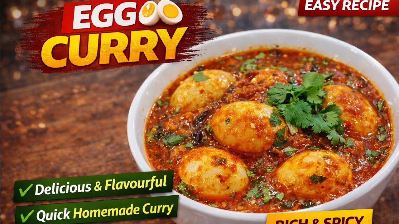 Easy Egg Curry Recipe | Tasty Homemade Anda Curry 🍳