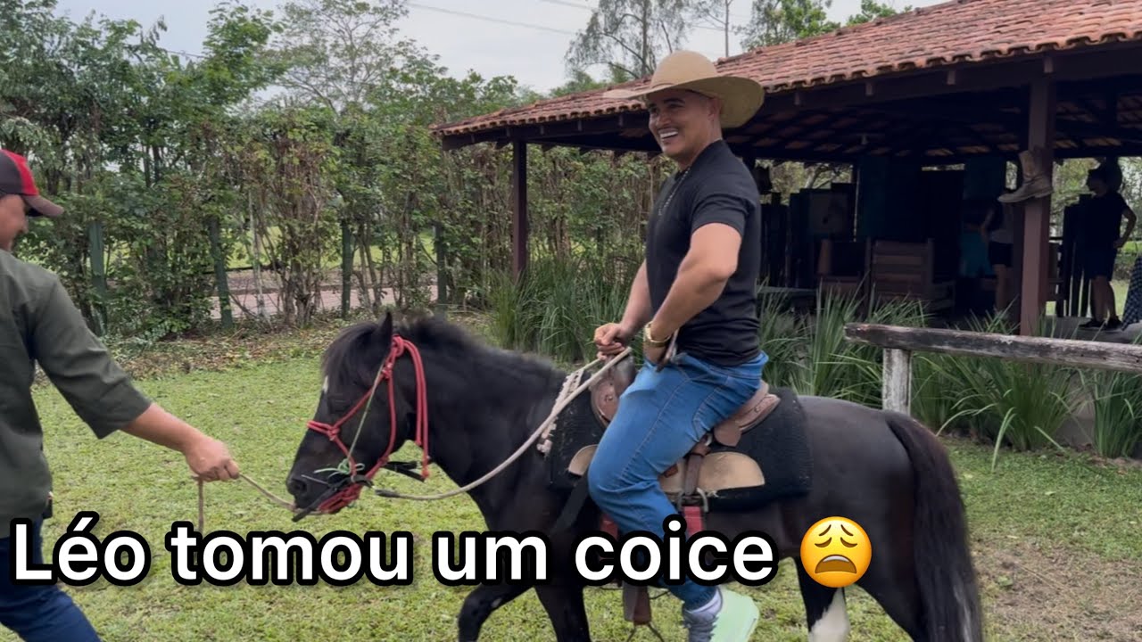PASSEIO DE CAVALO COM O LÉO MELO B