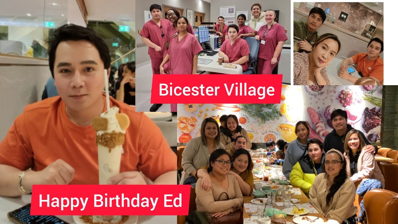 Ed's Bicester Birthday & Dinner with Friends  #PinoyNurse #Nurses   #Pinoyvlogs