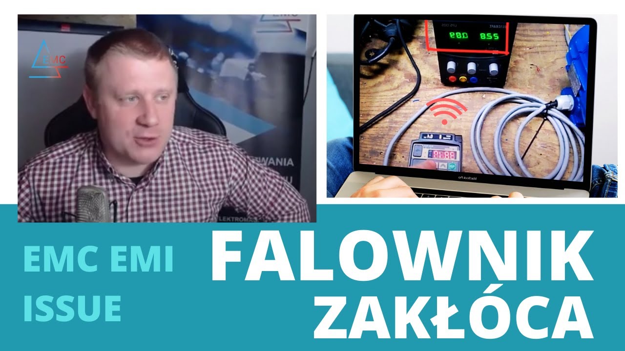 Falownik zakł&oacute;ca urządzenia - Brak kompatybilności elektromagnetycznej EMC - przykład z om&oacute;wieniem
