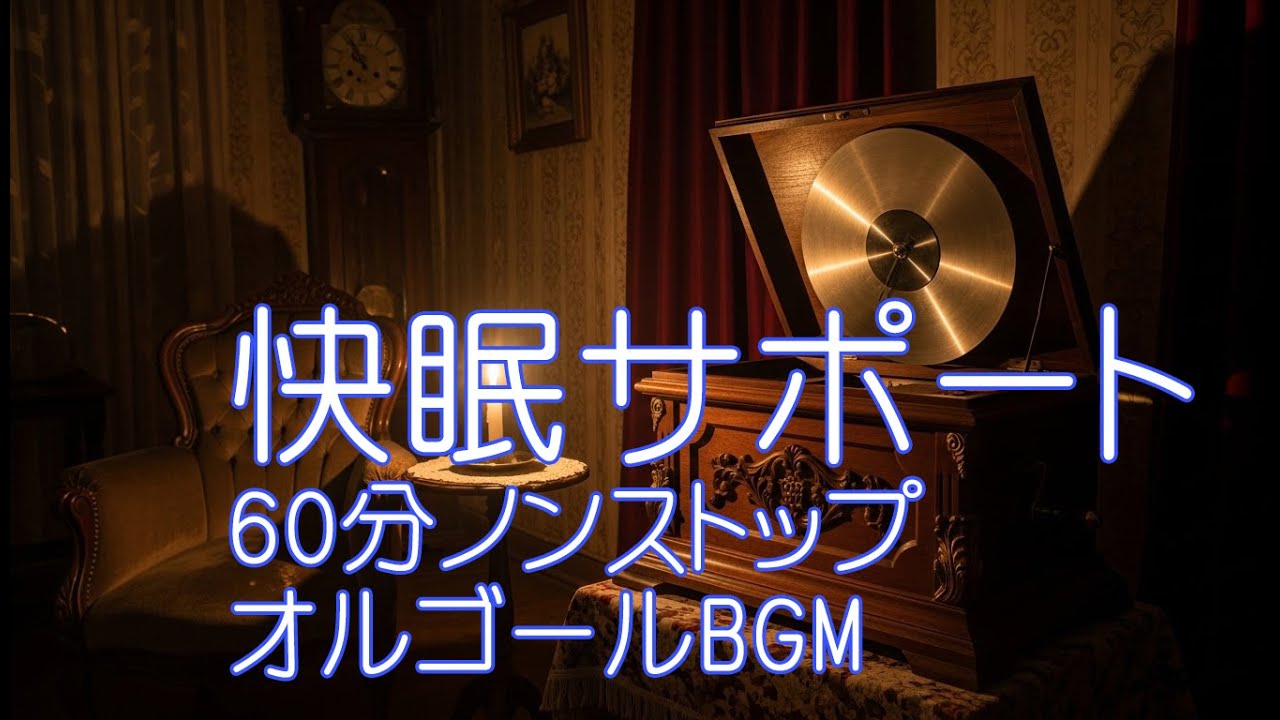 【安眠快眠サポート】オルゴールのふくよかな音で快眠BGM