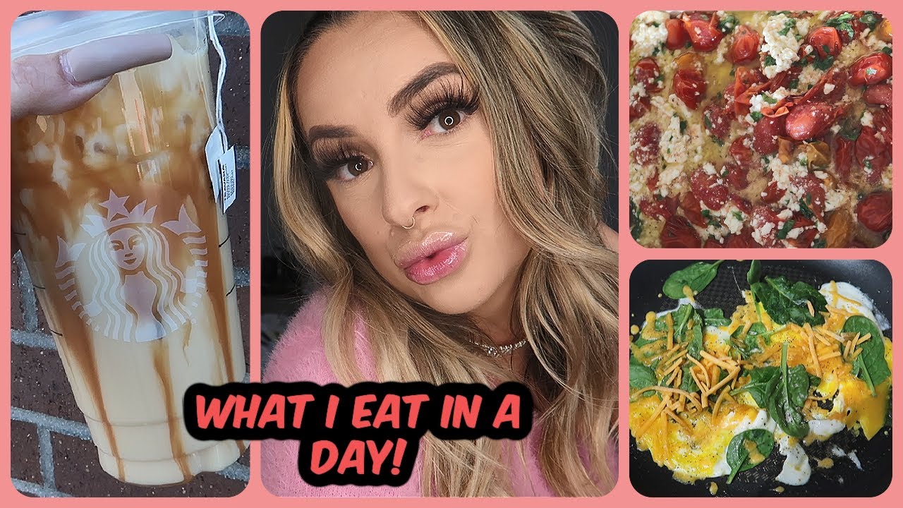 What I eat in a day! | PiinkSparkles