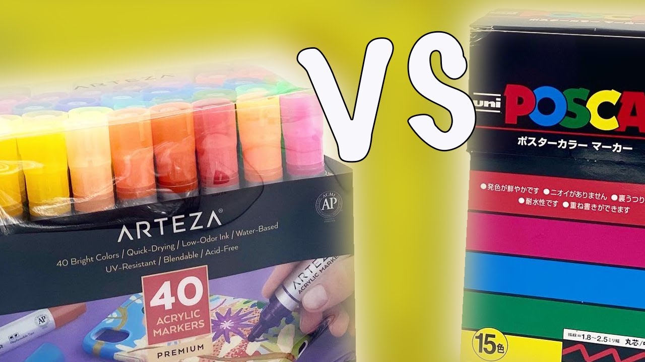 ARTEZA MARKERS VS POSCA PENS // Are Posca Pens Still the Best Paint Marker on the Market?!