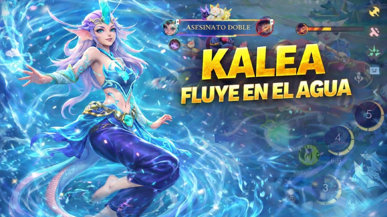 Así se juega KALEA 🧜🏼‍♀️💪🌊 | DOMINIO TOTAL – Mobile Legends