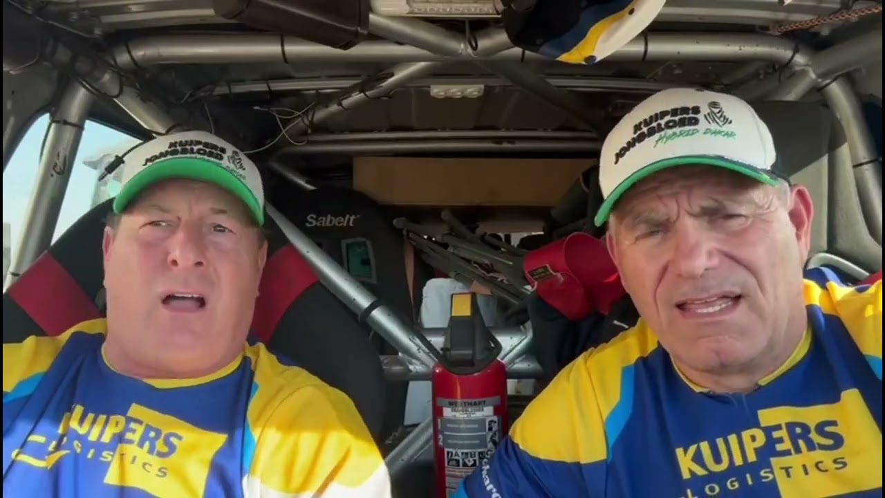 Ewald & de Baar tijdens etappe8