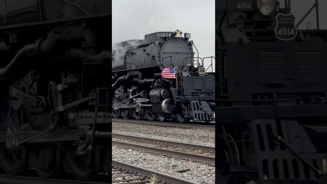 Finally seeing the big boy 4014 for the first time. 