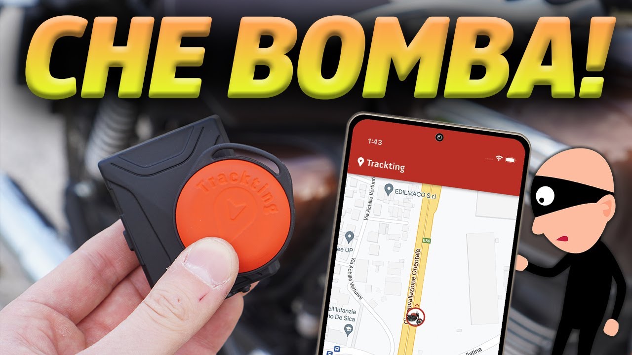IL MIGLIOR ANTIFURTO GPS PER LA MOTO? - Trackting Smart Alarm