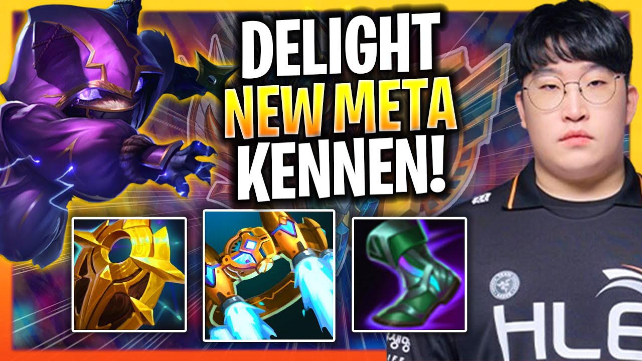 DELIGHT TRIES NEW META KENNEN SUPPORT! | HLE Delight Plays Kennen Support vs Alistar!  Season 2024