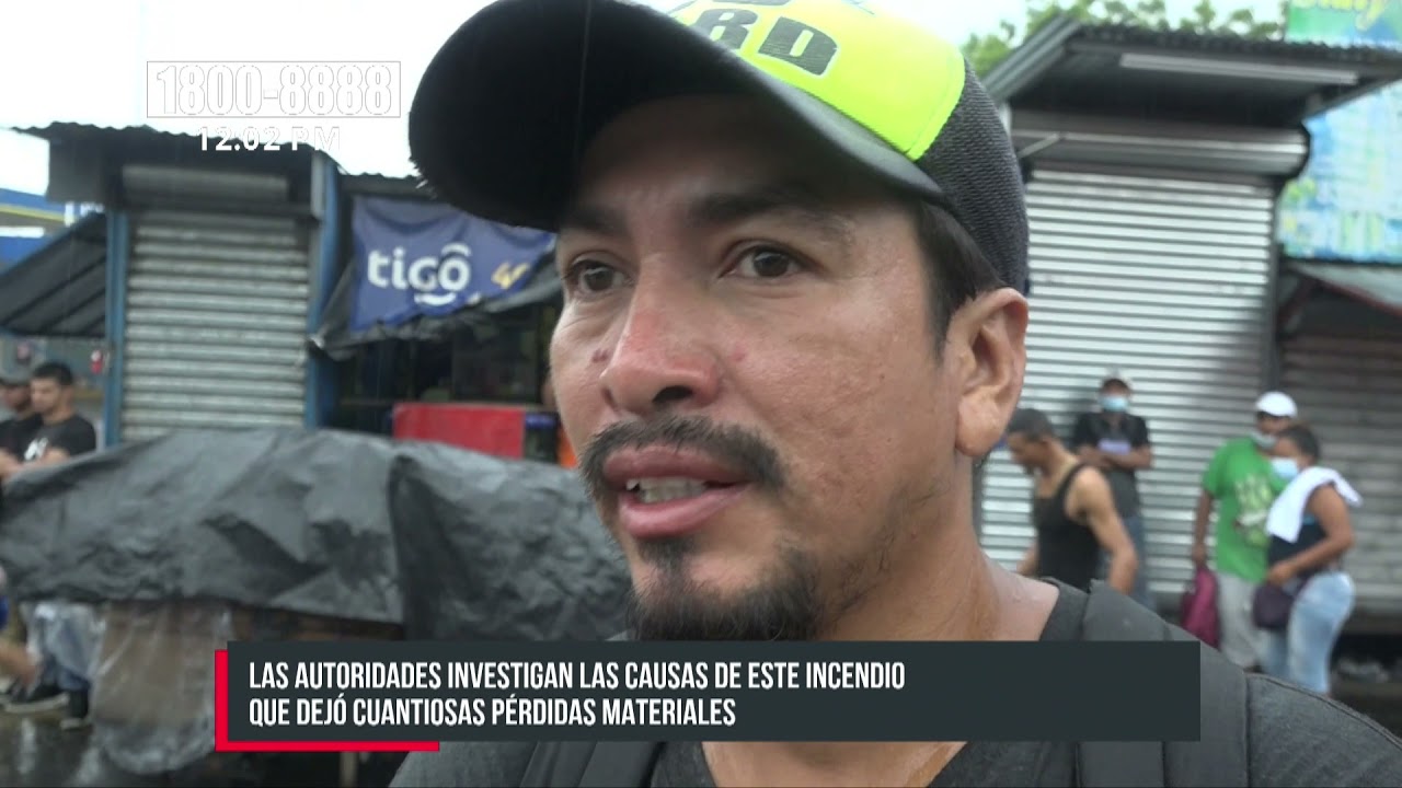 Incendio en dos tramos del Mercado Oriental deja cuantiosas pérdidas materiales – Nicaragua