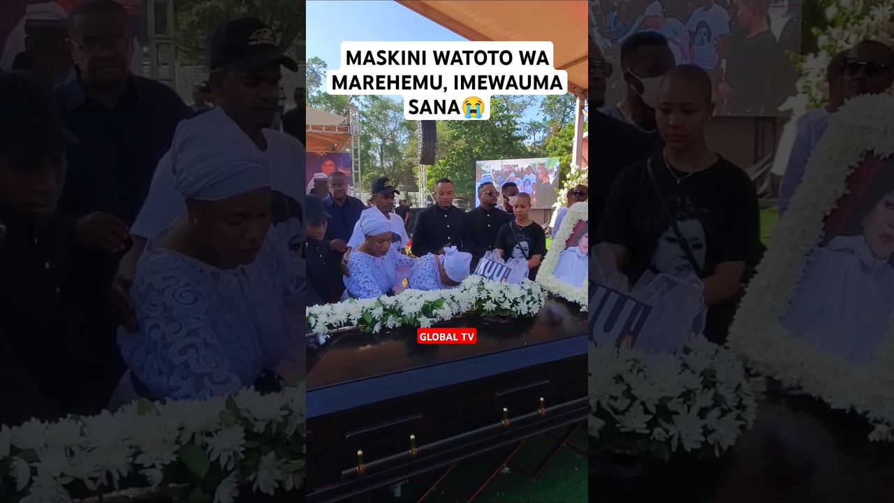 MASKINI WATOTO WA MAREHEMU, IMEWAUMA SANA😭 #msiba #majonzi #tessa #huba #globaltv