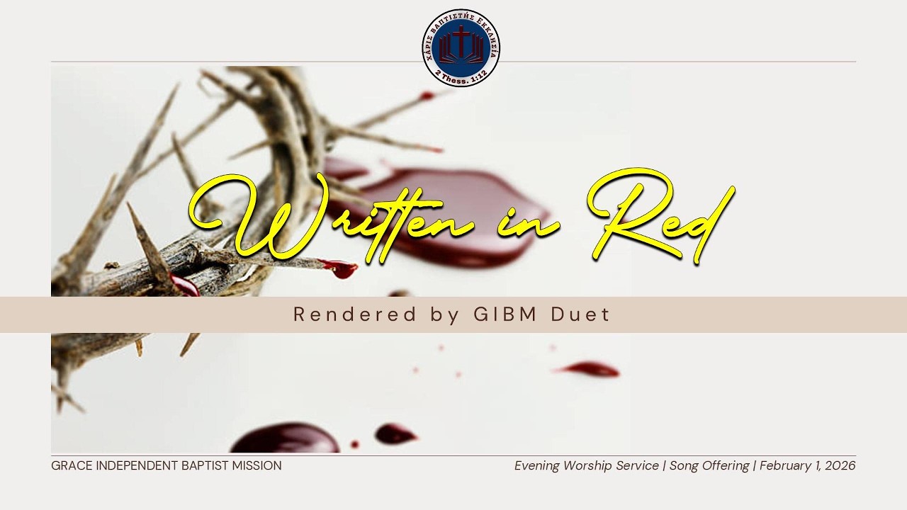 WRITTEN IN RED - GIBM DUET