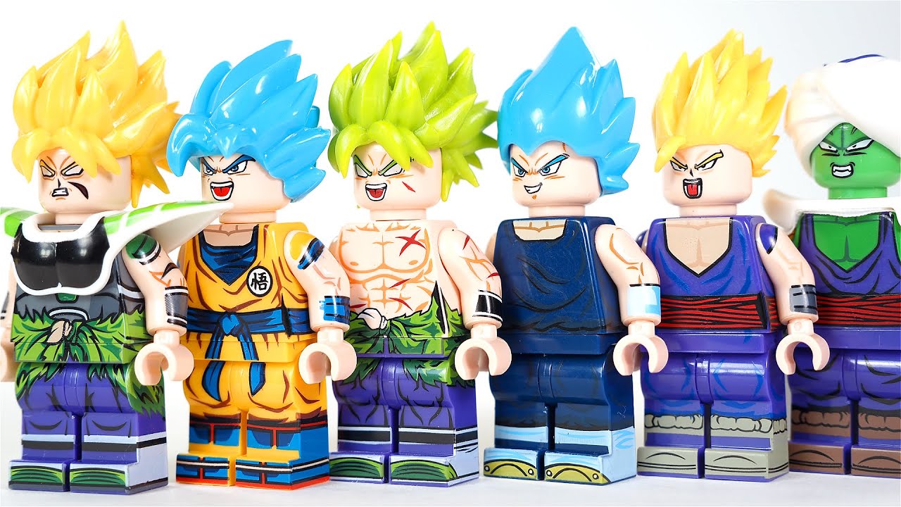 LEGO Dragon Ball Super Super Hero | Son Gohan | Broly | Gamma 2 | Son Goku Unofficial Minifigures
