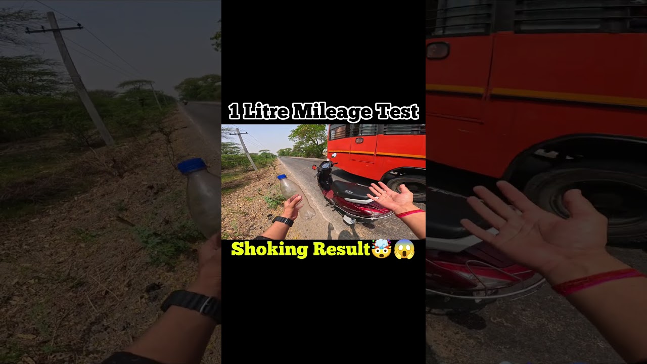 Activa 6g Mileage test shoking result 🤯 look at this please support guys🙏#jeetumotovlogs  #shorts