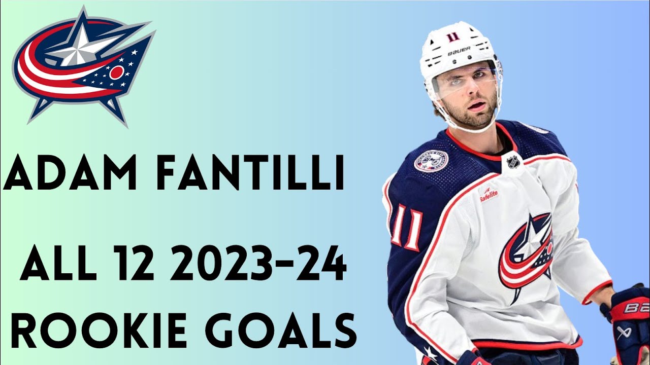 Adam Fantilli (#11) All 12 Rookie Goals of the 2023-24 NHL Season