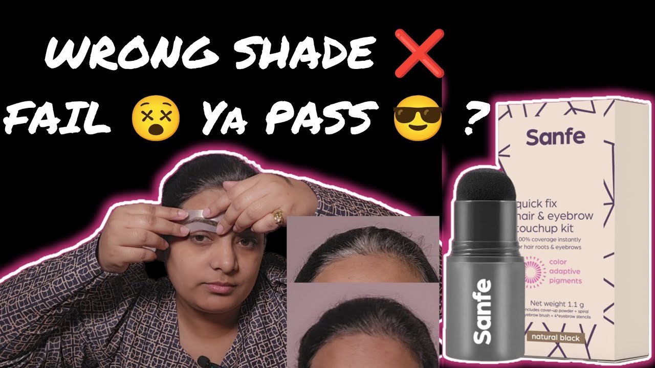 Sanfe Quick Fix Brow Kit Wrong Shade 😭 | FAIL Hua Ya PASS? Honest Review #sweetykishorts 