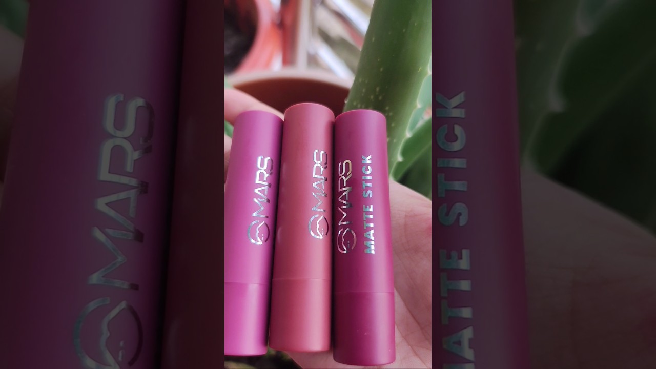 Mars matte lipsticks 💄 02 Peaches & Nudes #mars #lipstick #review #reviews #shorts