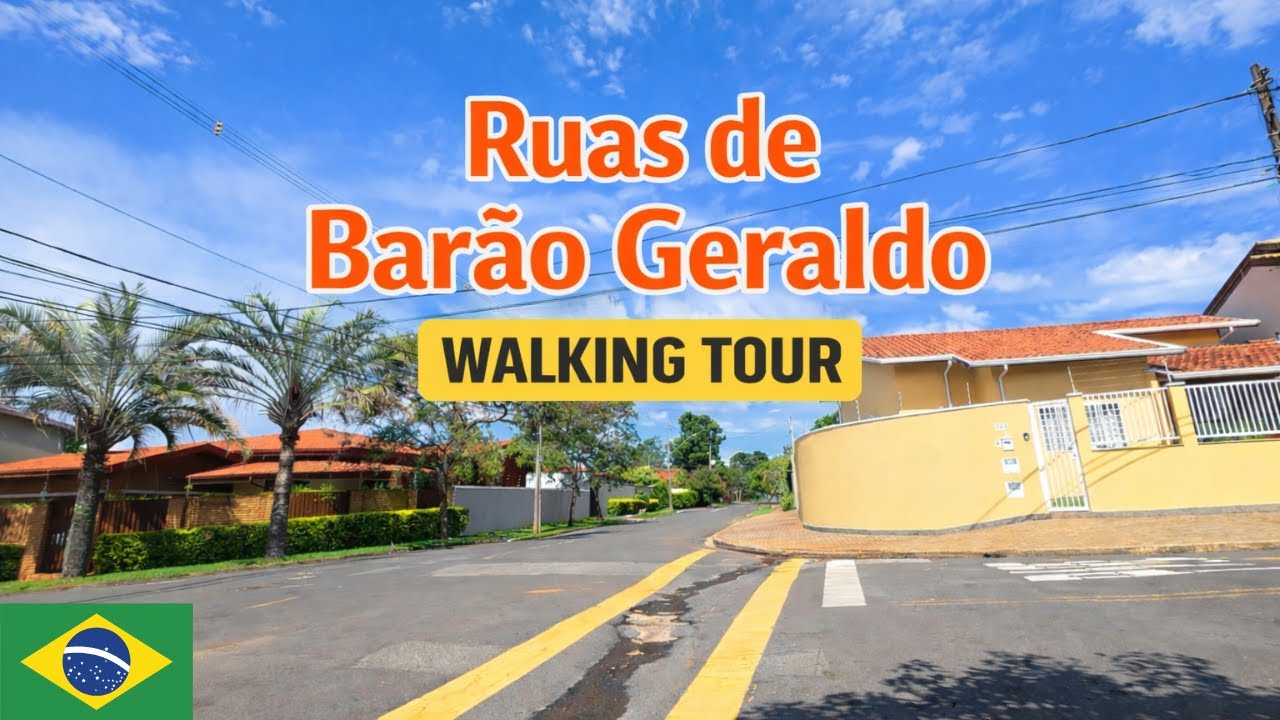Walking Tour por Barão Geraldo | Ruas Residenciais perto do Boldrini – Campinas SP