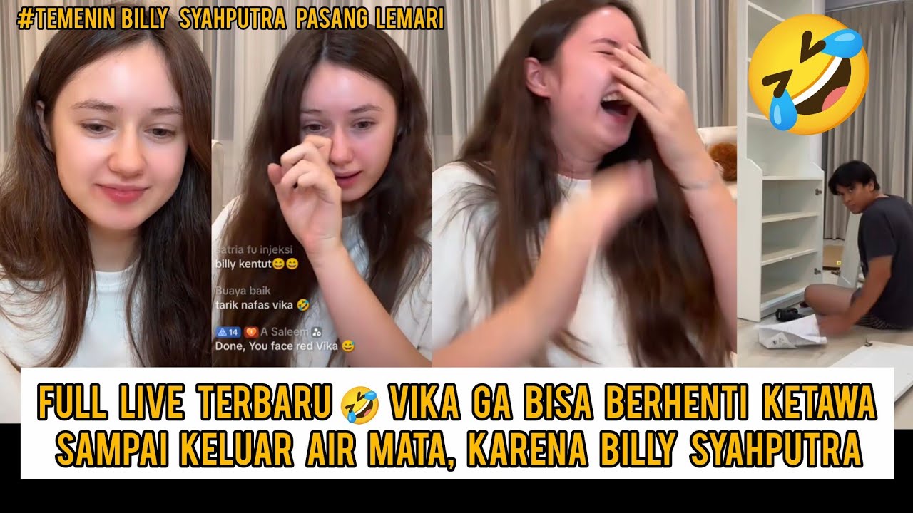 Full live vika terbaru🤣temenin Billy syahputra pasang lemari,Vika ngakak trus karena Billy syahputra