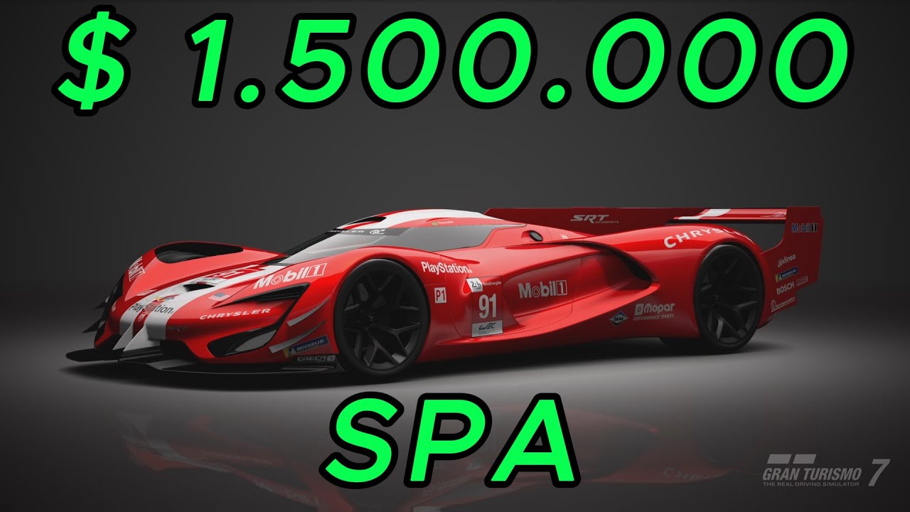 Fature 1.500.000 em Spa! 💥 A Corrida Mais Lucrativa do GT7 #CanalDoThunder