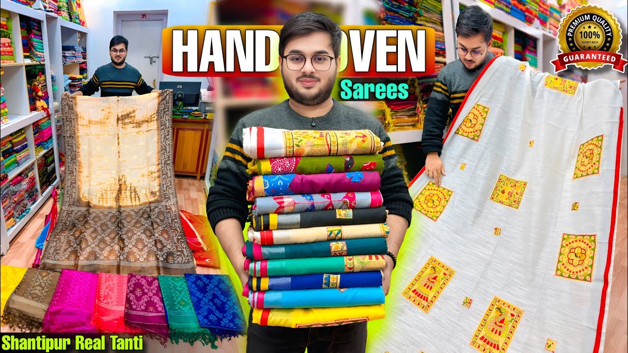 100% Pure Bengal Cotton, Mal Cotton, Mercerised Cotton, Pure Tushar, Pure Resham Saree Manufacturer
