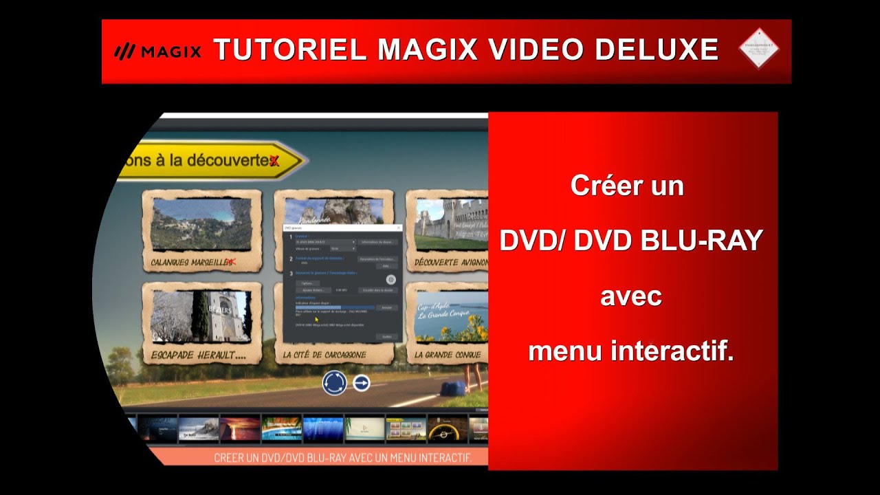 Tutoriel MVD 2025:🏝️ Créer un DVD / DVD BLU-RAY avec un menu interactif.👍