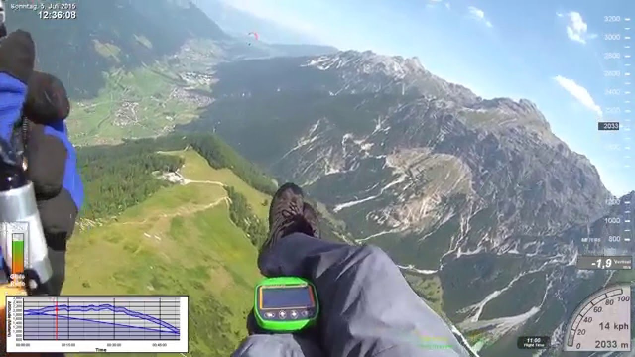 Paragliding im Stubaital 07-2015