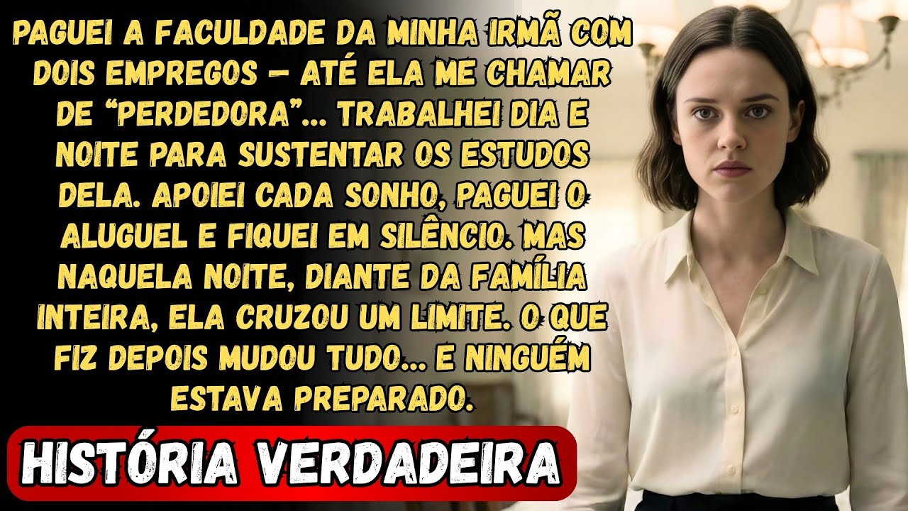 Paguei A Faculdade Da Minha Irmã Com Dois Empregos — Até Ela Me Chamar De “perdedora”…