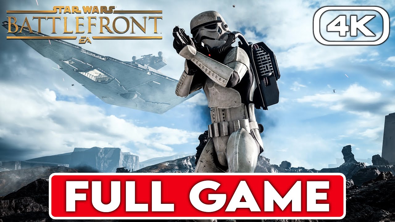 STAR WARS BATTLEFRONT Gameplay Walkthrough FULL GAME [4K 60FPS] - No Commentary