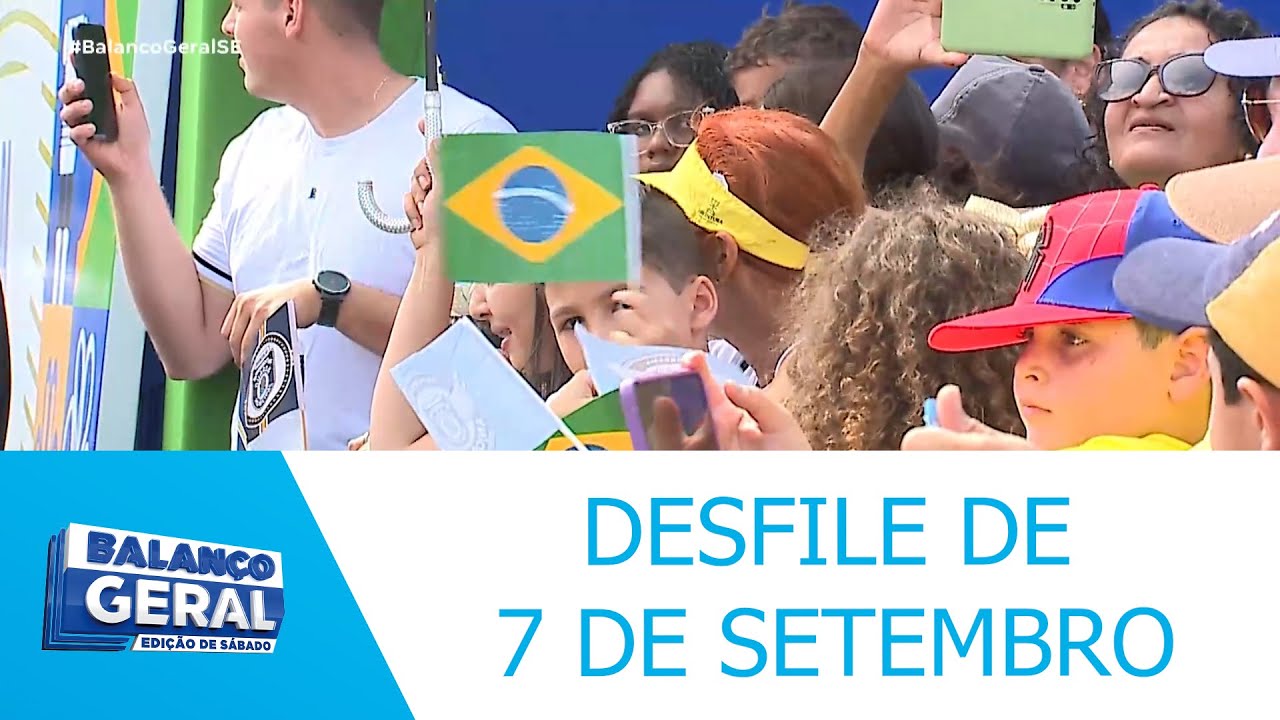 Desfile Cívico-Militar de 7 de setembro é realizado na avenida Barão de Maruim em Aracaju - BGS