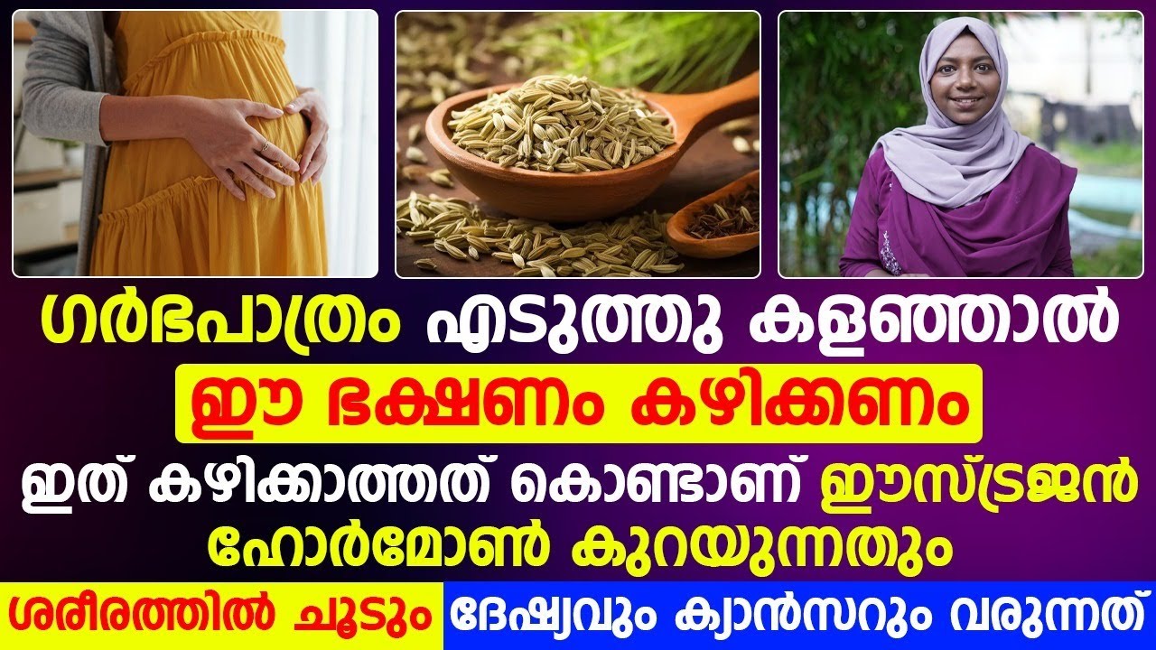 ഗർഭപാത്രം എടുത്തു കളഞ്ഞാൽ ഈ ഭക്ഷണം കഴിക്കണം |കഴിക്കാത്തത് കൊണ്ടാണ് ഈസ്ട്രജൻ ഹോർമോൺ കുറയുന്നതും