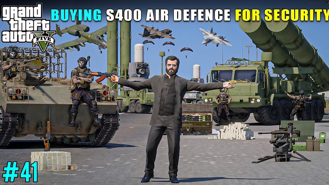 HIGH-TECH AIR DEFENCE FOR MALIBU MANSION |GTA5 GAMEPLAY|