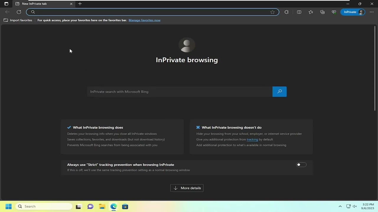 Open New InPrivate (Incognito) Browsing Window in Microsoft Edge [Guide]