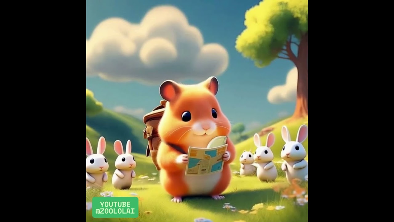 Adorable Hamster Adventures in Nature! 🍓🗺️  Cute & Fun Cartoons for Kids 