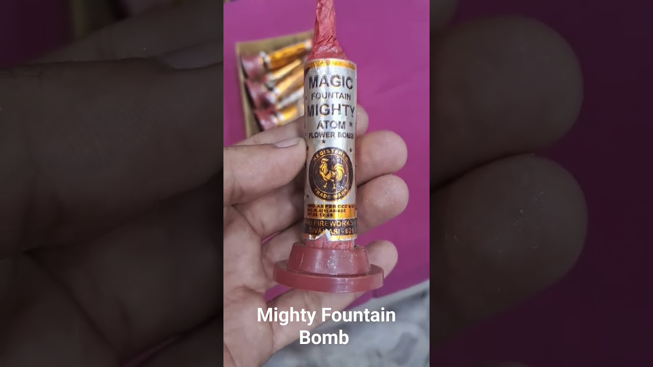 Cock Brand Mighty Fountain Bomb #diwali #diwalispecial #crackers