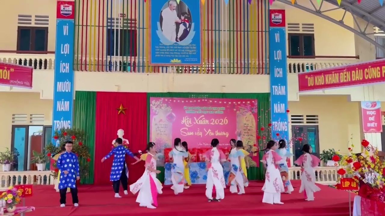 5A -THTC Liên khúc Nàng xuân - Nụ cười xuân - xuân đã về