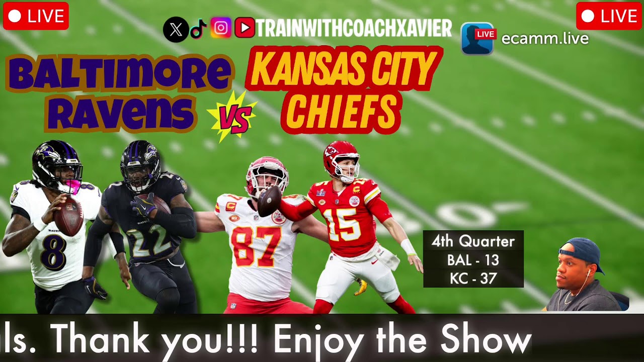 Baltimore Ravens vs Kansas City Chiefs | Gameday with Coach Xavier