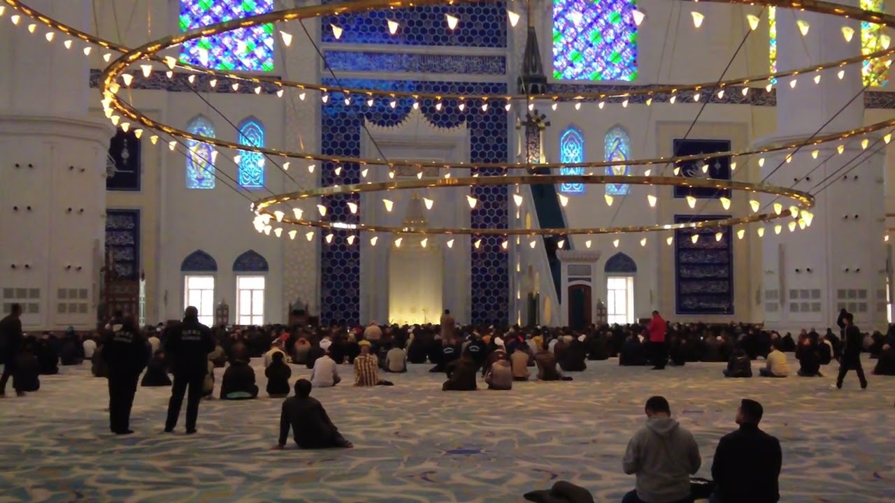 Büyük Çamlıca Camii 24.11.2023 Cuma İç Ezan okuyan Hüseyin AKBULUT, Ahzab 56 okuyan Mustafa ALPHAYTA