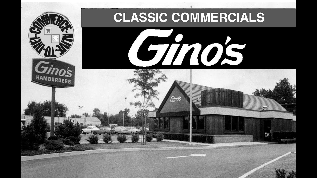 (Живы, чтобы умереть?!) Старая подлинная реклама гамбургеров Gino’s