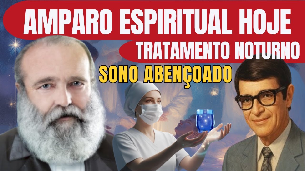PRECE ESPÍRITA PARA DORMIR EM PAZ | Dr. Bezerra, Chico Xavier e Cura Espiritual Durante o Sono ✨