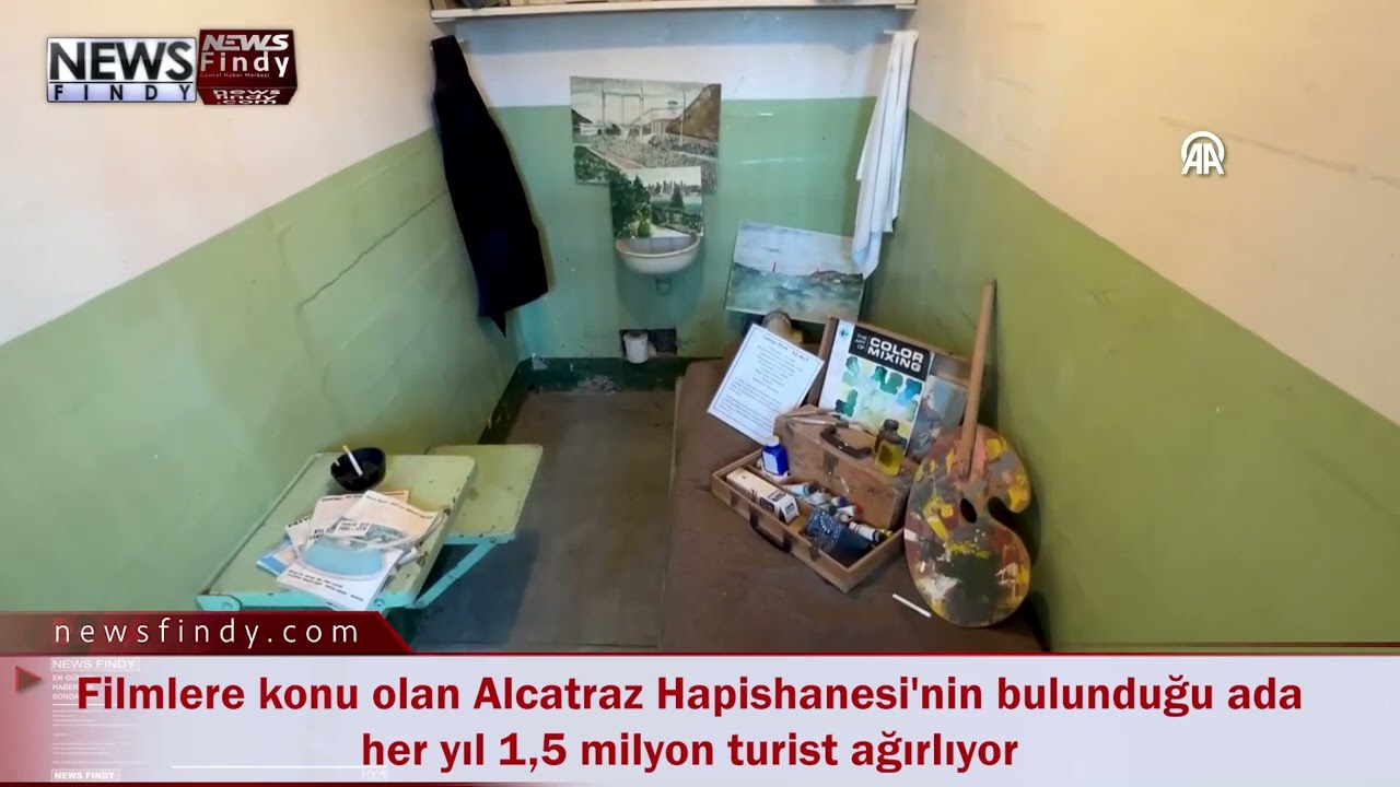 Filmlere konu olan Alcatraz Hapishanesi'nin bulunduğu ada her yıl 1,5 milyon turist ağırlıyor