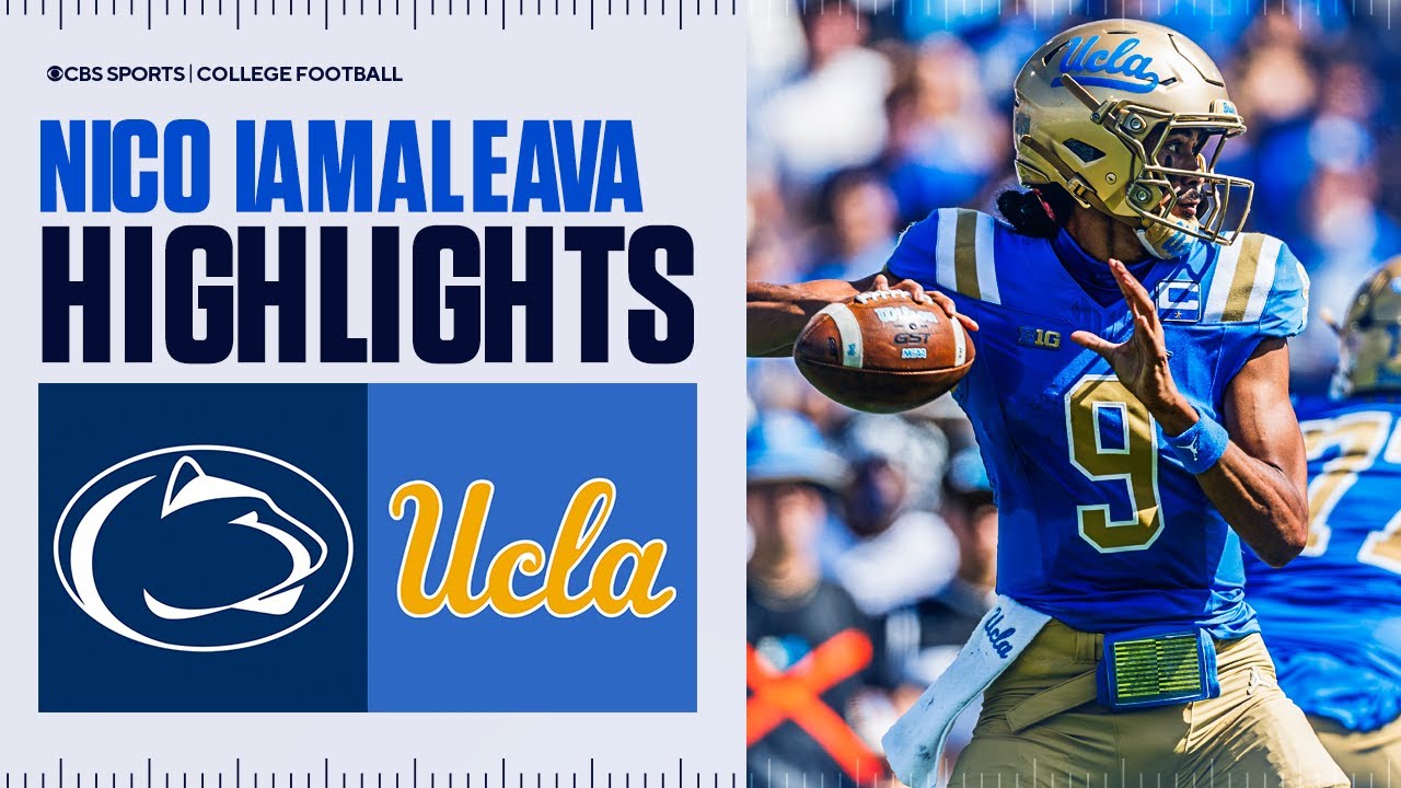 UCLA QB Nico Iamaleava scores 5 TOTAL TDs vs Penn State | Player Highlights | CBS Sports CFB
