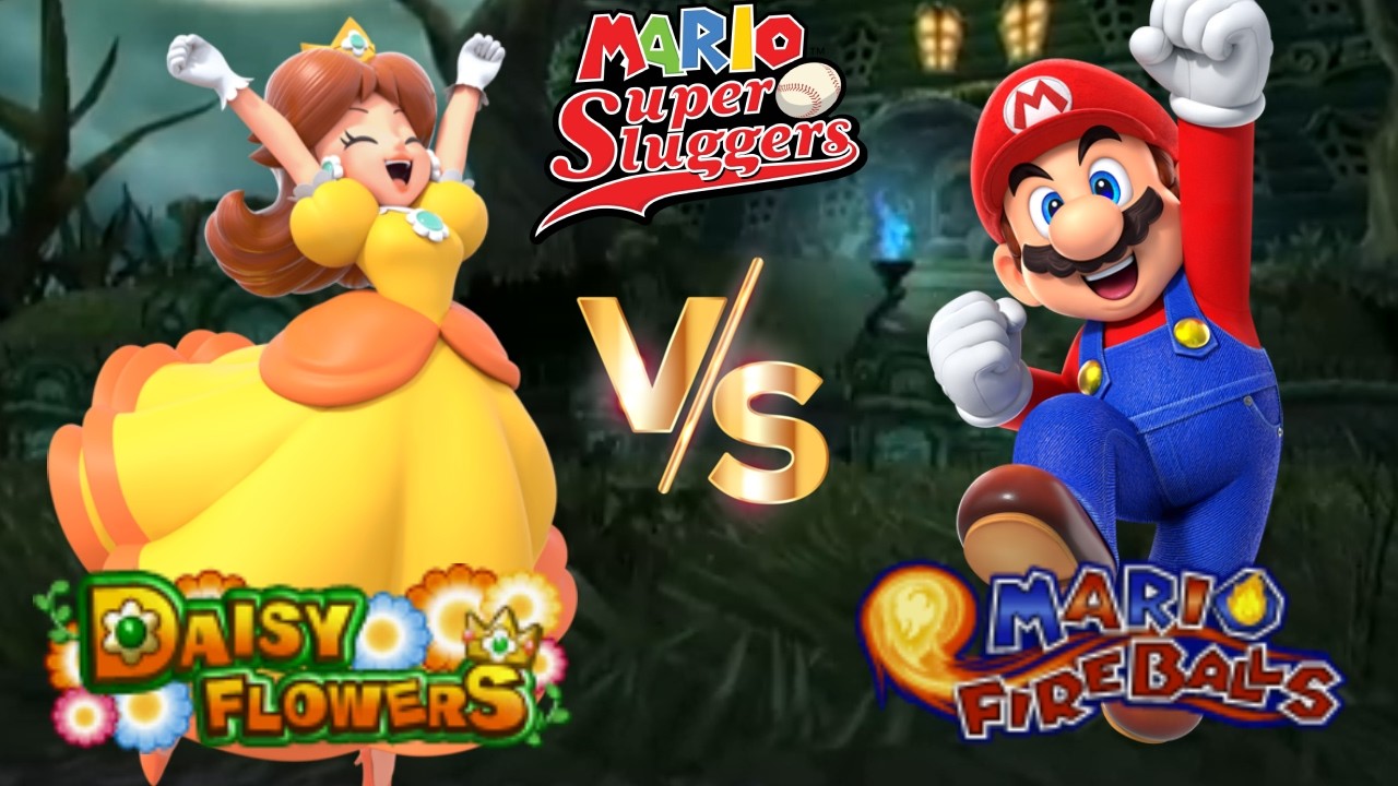Super Mario Sluggers - Season 28 Game 3 Daisy vs Mario [Luigi's Mansion]