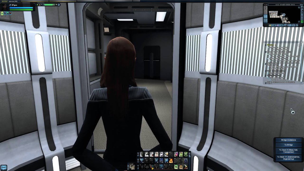 Star Trek Online: Pathfinder Long Range Science Vessel plus 2410 Voyager Interior
