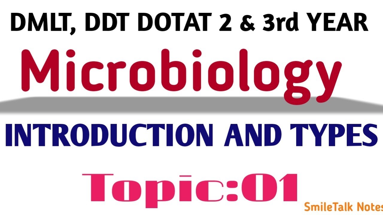 Introduction and Definition of Microbiology ll Paramedical DMLT DDT DOTAT Notes ll PMB Karnataka ll