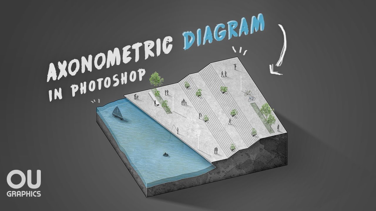 Axonometric Diagram in Adobe Photoshop