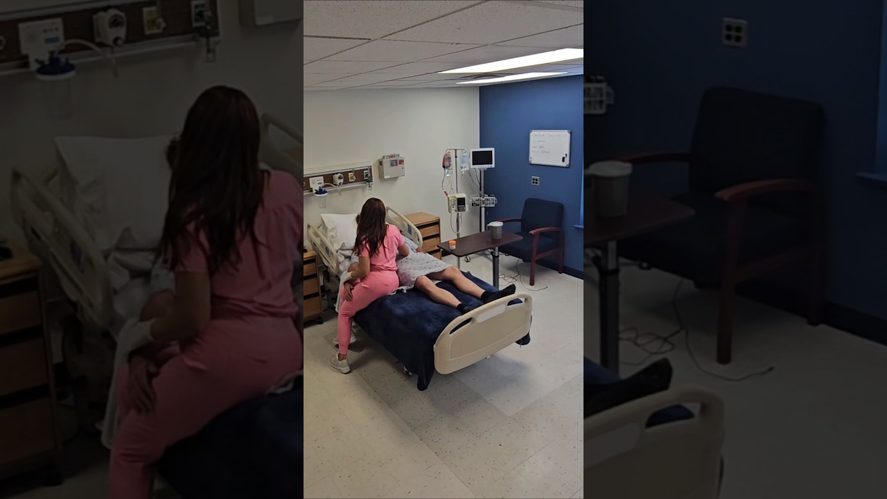 Always maintain good bedside manner. #nurse #scrubs #Healthcare #bedside